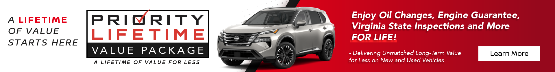 Priority Lifetime Value Package